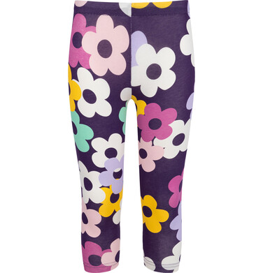 Endo - Legginsy 3/4 dla dziewczynki, z motywem kwiatowym, kolorowe 9-13 lat D17K502_1 28