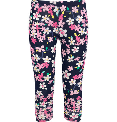 Endo - Legginsy 3/4 dla dziewczynki, z kwiatami, kolorowe 9-13 lat D17K541_2 19