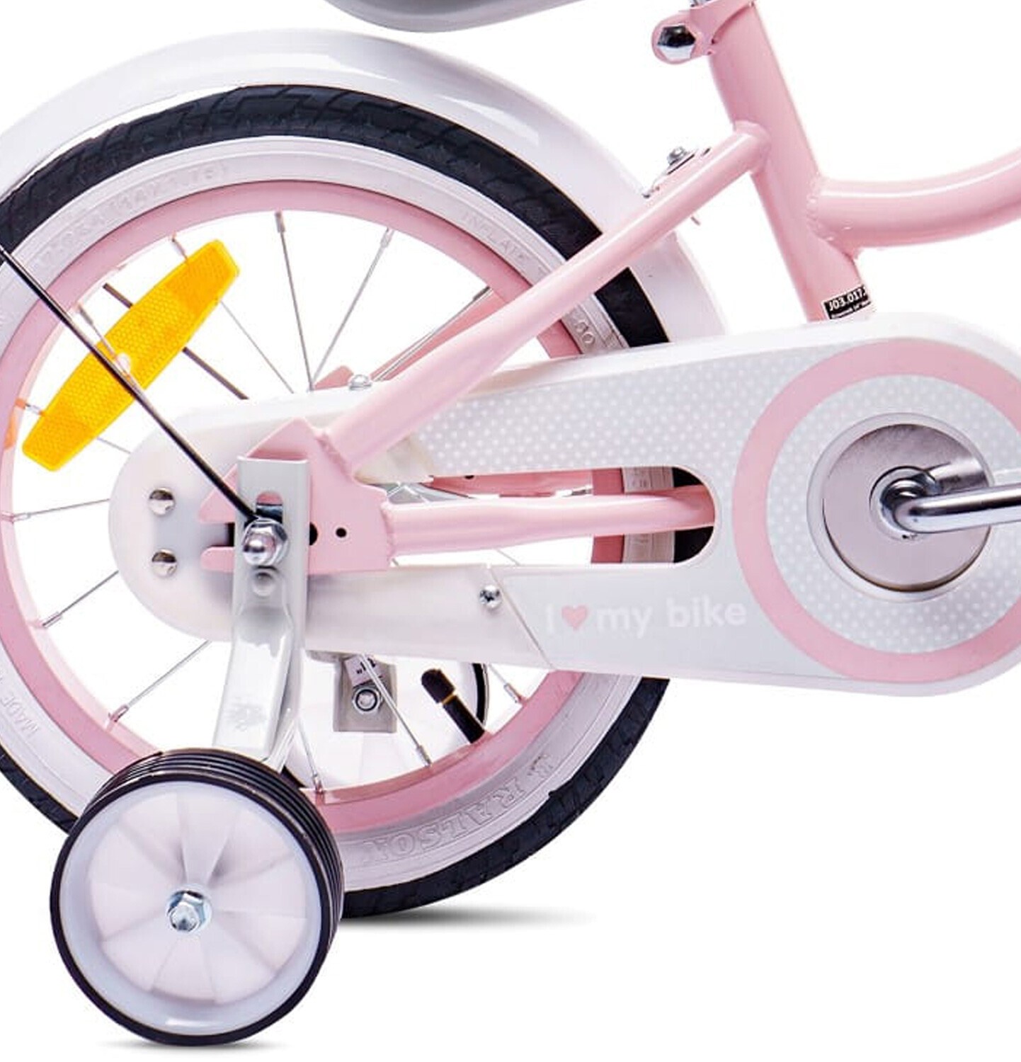 Rower dla dziewczynki 14 cali Heart Bike, różowy Rowery tra Endo