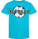 Endo - T-shirt z krótkim rękawem dla chłopca, z piłką i napisem, niebieski, 9-13 lat C05G036_2,1
