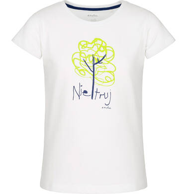 T-shirt z krótkim rękawem dla dziewczynki 3-8 lat T-shirt z krótkim rękawem dla dziewczynki 3-8 lat