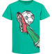 Endo - T-shirt z krótkim rękawem dla chłopca, z motywem piłkarskim, zielony 9-13 lat C17G576_2,1