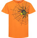 Endo - T-shirt z krótkim rękawem dla chłopca, z pająkiem, pomarańczowy 9-13 lat C16G548_1,1