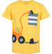 Endo - T-shirt z krótkim rękawem dla chłopca, z pojazdem, żółty 3-8 lat C17G033_1,1