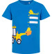 Endo - T-shirt z krótkim rękawem dla chłopca, z koparką, niebieski 3-8 lat C17G034_1,1