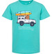 Endo - T-shirt z krótkim rękawem dla chłopca, z autem terenowym, zielony 3-8 lat C17G072_1,1