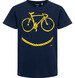 Endo - T-shirt z krótkim rękawem dla chłopca, z motywem rowerowym, granatowy 9-13 lat C17G560_1,1