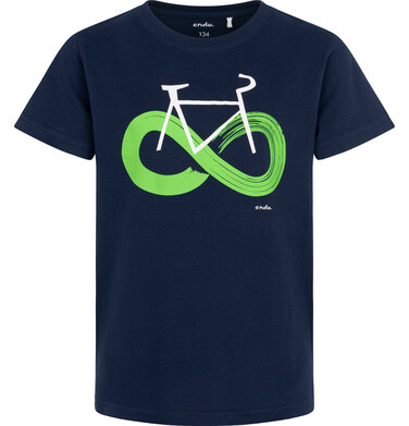 Endo - T-shirt z krótkim rękawem dla chłopca, z motywem rowerowym 9-13 lat C17G567_1 12