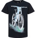 Endo - T-shirt z krótkim rękawem dla chłopca, z motywem rowerowym, czarny 9-13 lat C17G574_1,1