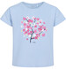 Endo - T-shirt z krótkim rękawem dla dziewczynki, z motywem kwiatowym, niebieski 3-8 lat D17G054_2,1