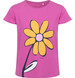 Endo - T-shirt z krótkim rękawem dla dziewczynki, z kwiatkiem, różowy 3-8 lat D17G064_2,1