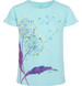 Endo - T-shirt z krótkim rękawem dla dziewczynki, z dmuchawcem, zielony 9-13 lat D17G516_1,1