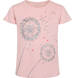 Endo - T-shirt z krótkim rękawem dla dziewczynki, z dmuchawcami, różowy 9-13 lat D17G568_1,1