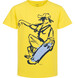 Endo - T-shirt z krótkim rękawem dla chłopca, z motywem skate, żółty 9-13 lat C17G508_1,1