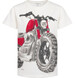Endo - T-shirt z krótkim rękawem dla chłopca, z motocyklem, biały 9-13 lat C18G548_1,1