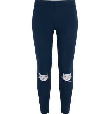Endo - Legginsy długie dla dziewczynki, z kotami, granatowe 9-13 lat D18K506_1 21