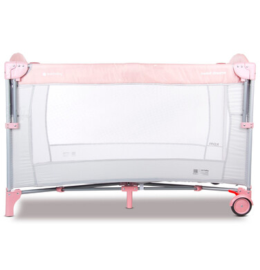 Endo - Łóżeczko turystyczne, dostawka do łóżka, różowe, Sun Baby SB08047_1,1