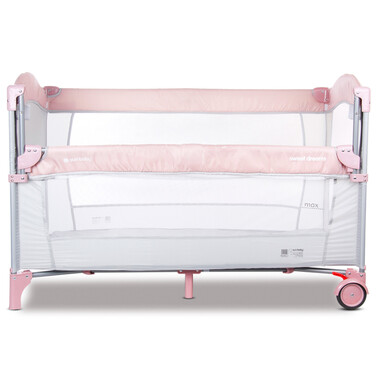 Endo - Łóżeczko turystyczne, dostawka do łóżka, różowe, Sun Baby SB08047_1,4