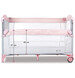 Endo - Łóżeczko turystyczne, dostawka do łóżka, różowe, Sun Baby SB08047_1,5
