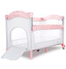 Endo - Łóżeczko turystyczne, dostawka do łóżka, różowe, Sun Baby SB08047_1,6